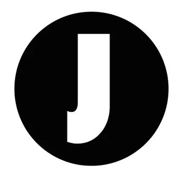 J logo Illustrazione stock