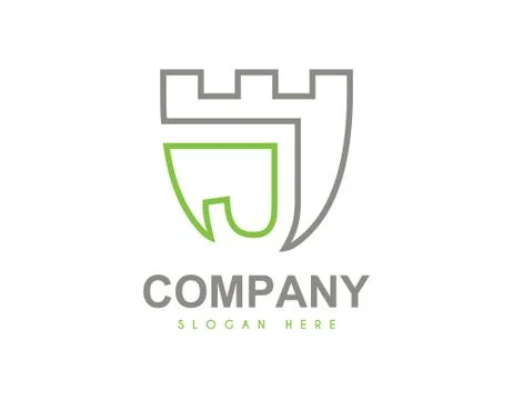 J Shield logo Stockillustratie