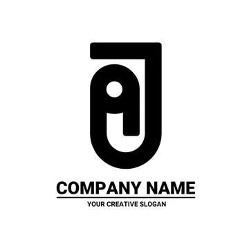 JA letter for Logo 스톡 일러스트