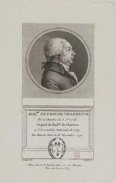 JÃ rÃ me PÃ tion de Villeneuve, Member of the Baille de Chartres. Wilbrode Stock Photos