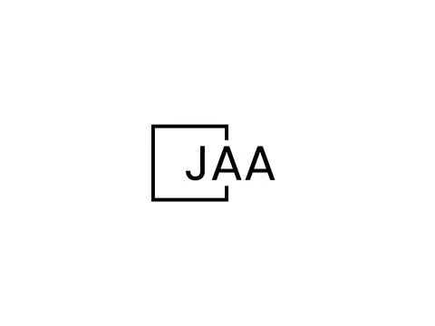 JAA letter initial logo design vector illustration Stock Illustration
