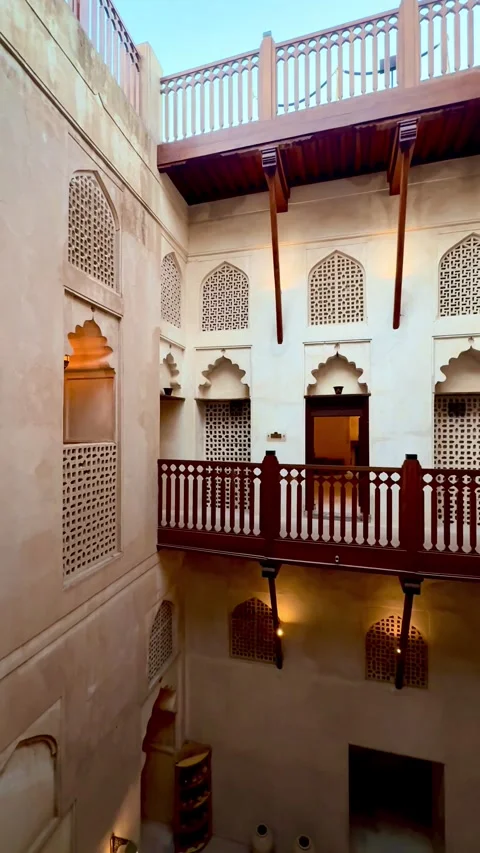 Jabreen Castle in Oman Stock Footage 328451397