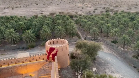 Jabreen Castle in Oman Stock Footage 328451471