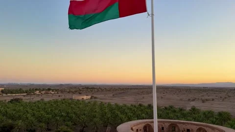 Jabreen Castle in Oman Video stock 328451487