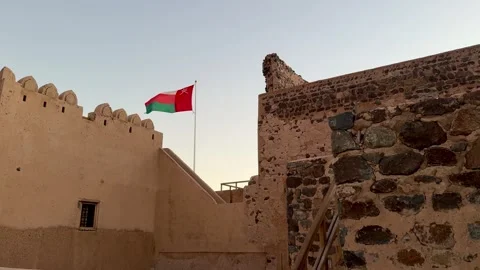 Jabreen Castle in Oman Stock Footage 328451517