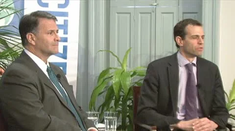 Jack Abramoff prepares to speak in Washington, D.C.   Stock Footage 10748942