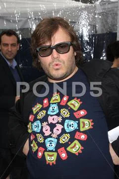 Jack black.los angeles premiere of dreamworks animation's monsters vs. aliens Stock Photos