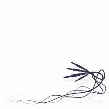Jack cable Icon Illustrazione stock