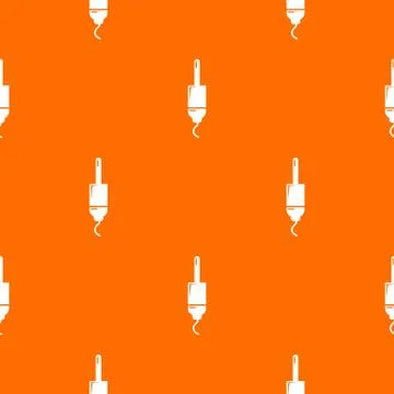 Jack cable pattern vector orange Illustrazione stock