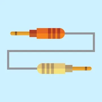 Jack Cable Plug Vector Illustration Graphic Stock Illustration