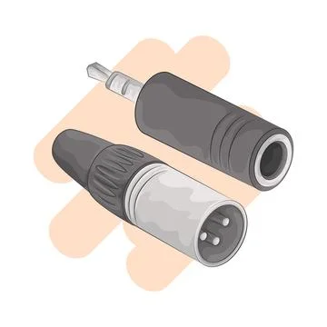 Jack Connector Illustration Stock Illustration