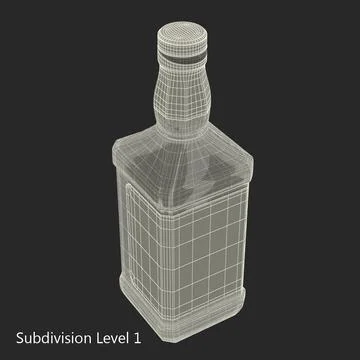 3D Model: Jack Daniels Bottle Empty #90658731 | Pond5