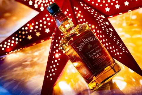 Jack Daniel's Cinnamon Spice Stock Photos