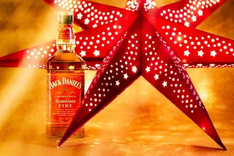 Jack Daniel's Cinnamon Spice Stock Photos