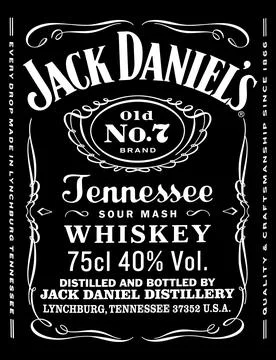 Jack daniels logo Stock Photos