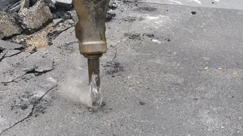 Jack hammer for breaking Stock Footage 36896711