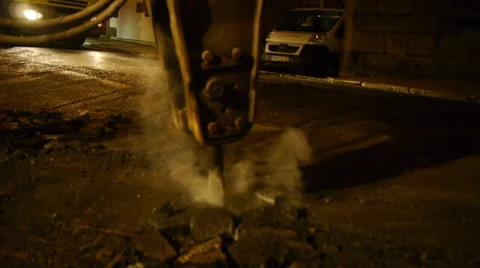 Jack Hammer Video stock 32715761