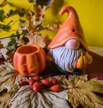 Jack Lanterns Glowing At Moonlight In The Spooky Night - Halloween Scene. Stock Photos