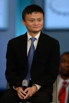  Jack Ma attending the CGI Annual Meeting on September 29, 2015 in New Yor... Stock Photos