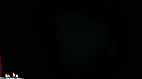 Jack-O-Lantern in the Dark Background 1 Stock Footage 64974416