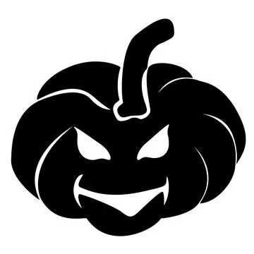 Jack o Lantern, face carved pumpkin. Halloween Illustrazione stock