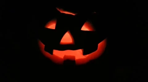 Jack-o'-lantern Video stock 54311539