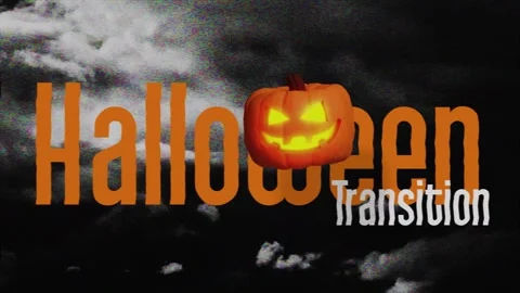 Jack O Lantern for halloween isolated on black background - 3D rendering Video stock 317405574