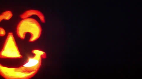 Jack-o-Lantern Lineup Stock Footage 24753868