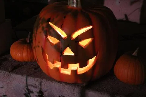 Jack-o-lantern Foto stock