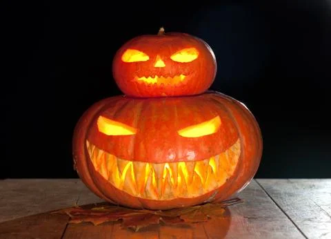 Jack o' lantern Stock Photos