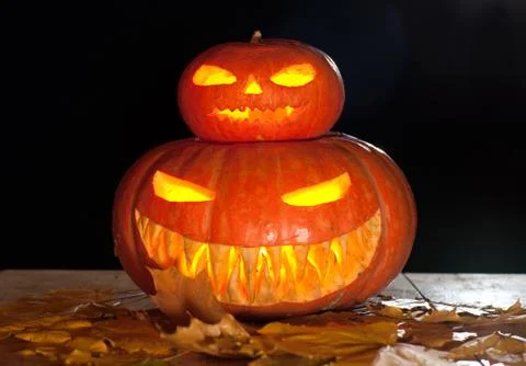 Jack o' lantern Stock Photos