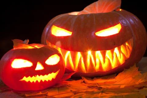 Jack o' lantern Stock Photos