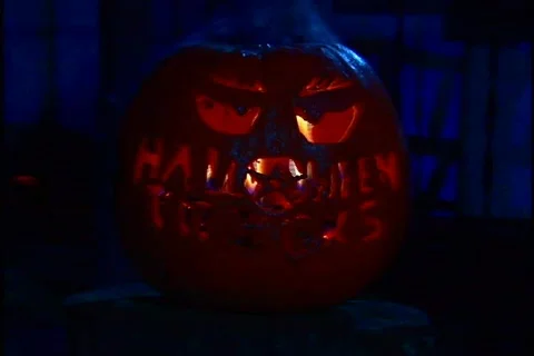 Jack-o-lantern Pumpkin Halloween October 31st Stock Footage 141451