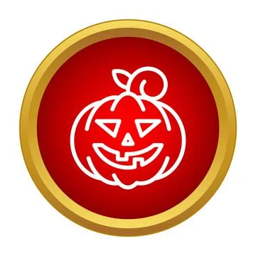 Jack o lantern pumpkin icon celebrating halloween holiday Stock Illustration