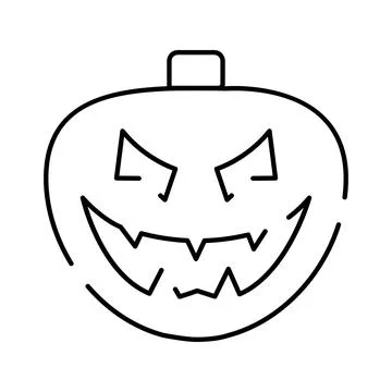 Jack o lantern smiling on halloween holiday Stock Illustration
