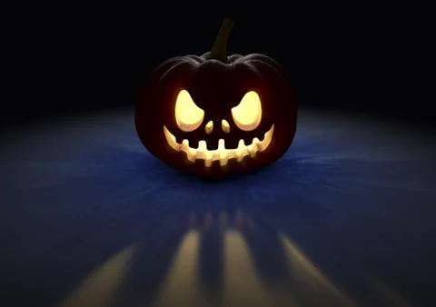 Jack O'Lantern Pumpkin Stock Illustration