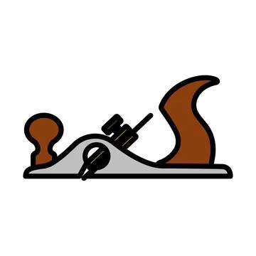 Jack-plane Tool Icon Stock Illustration
