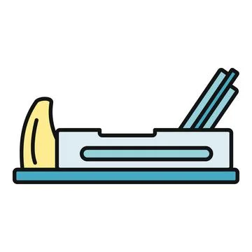 Jack plane tool for woodworking and carpentry icon Stock Illustration