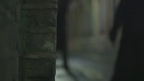 Jack the ripper 01 - dark man in London Stock Footage 167726817