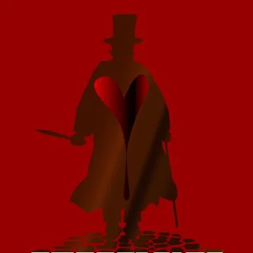Jack the Ripper Heart Stock Illustration