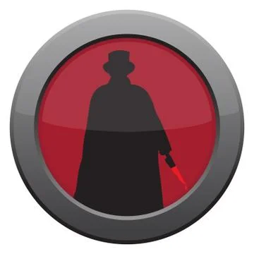 Jack The Ripper Knife Icon Stock-Illustration
