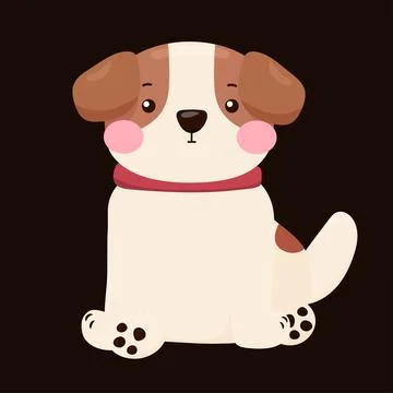 Jack Russell is sitting Stock Illustration