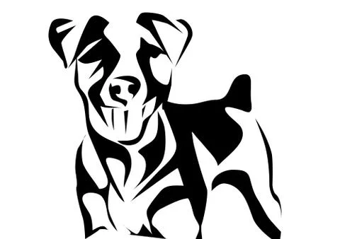 Jack russell terrier Stock Illustration