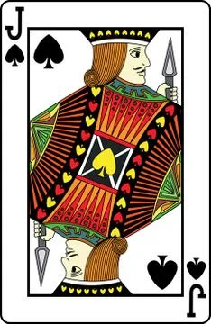 Jack of spades Stock Illustration