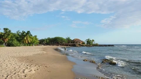 Jack Sprat Beach in Treasure Beach, Jamaica Video stock 139012186