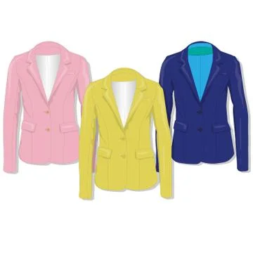 Jacket. Clothes collection.Vector. Stock Illustration