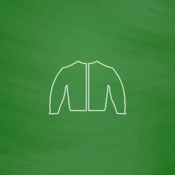 Jacket computer symbol Stock Illustration