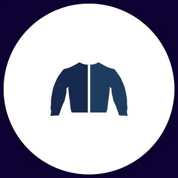 Jacket computer symbol Stock Illustration