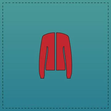 Jacket computer symbol Stock Illustration