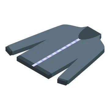 Jacket donation icon, isometric style Stock Illustration